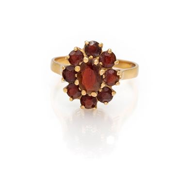 Anello in Oro e Granati
