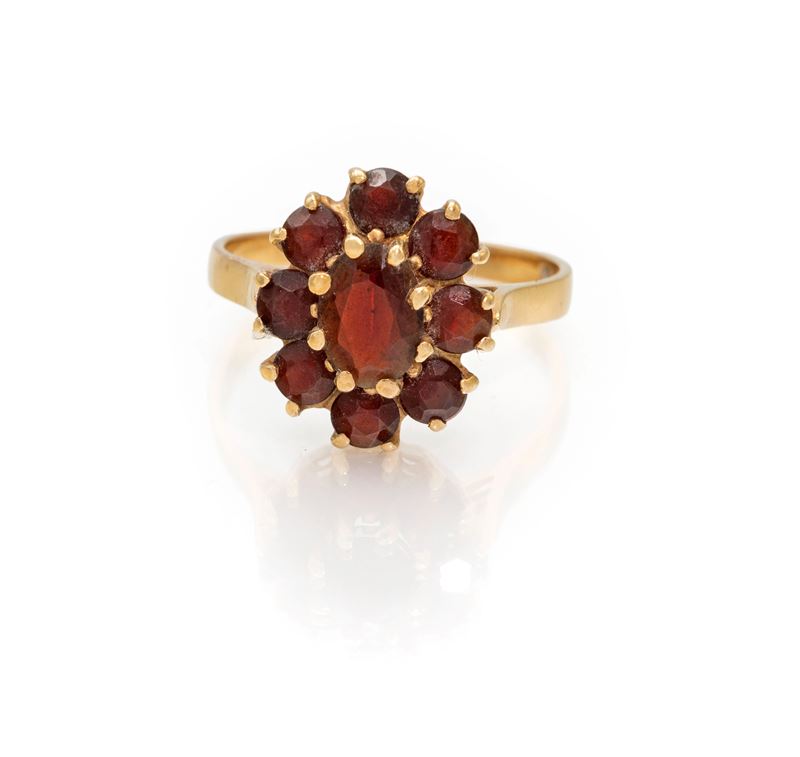 Anello in Oro e Granati
