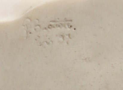 Dea Roma, scultura in marmo bianco fuso, altezza cm 43