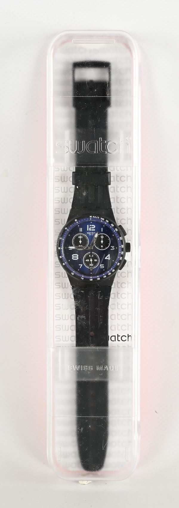 Swatch New Chrono Plastic Core Collection SUSB402 - Orologio da polso al quarzo in plastica con cinturino in silicone