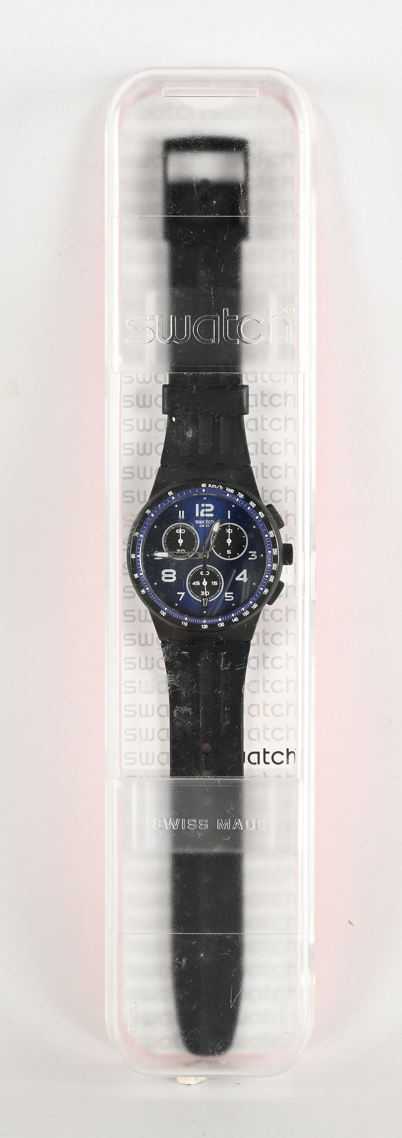 Swatch New Chrono Plastic Core Collection Susb402 - Orologio da Polso al Quarzo in Plastica con C...
