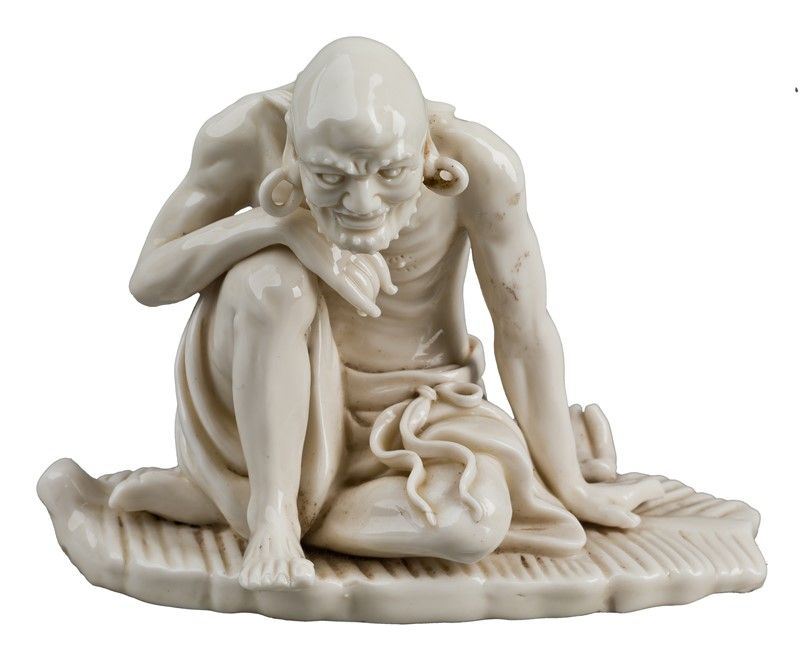 Scultura in Porcellana Blanc De Chine