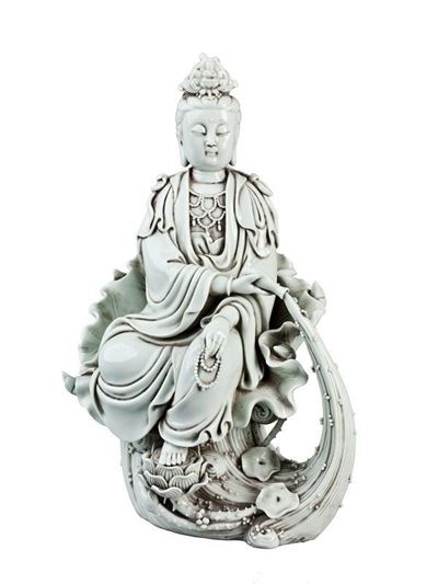 Scultura in Porcellana Blanc De Chine
