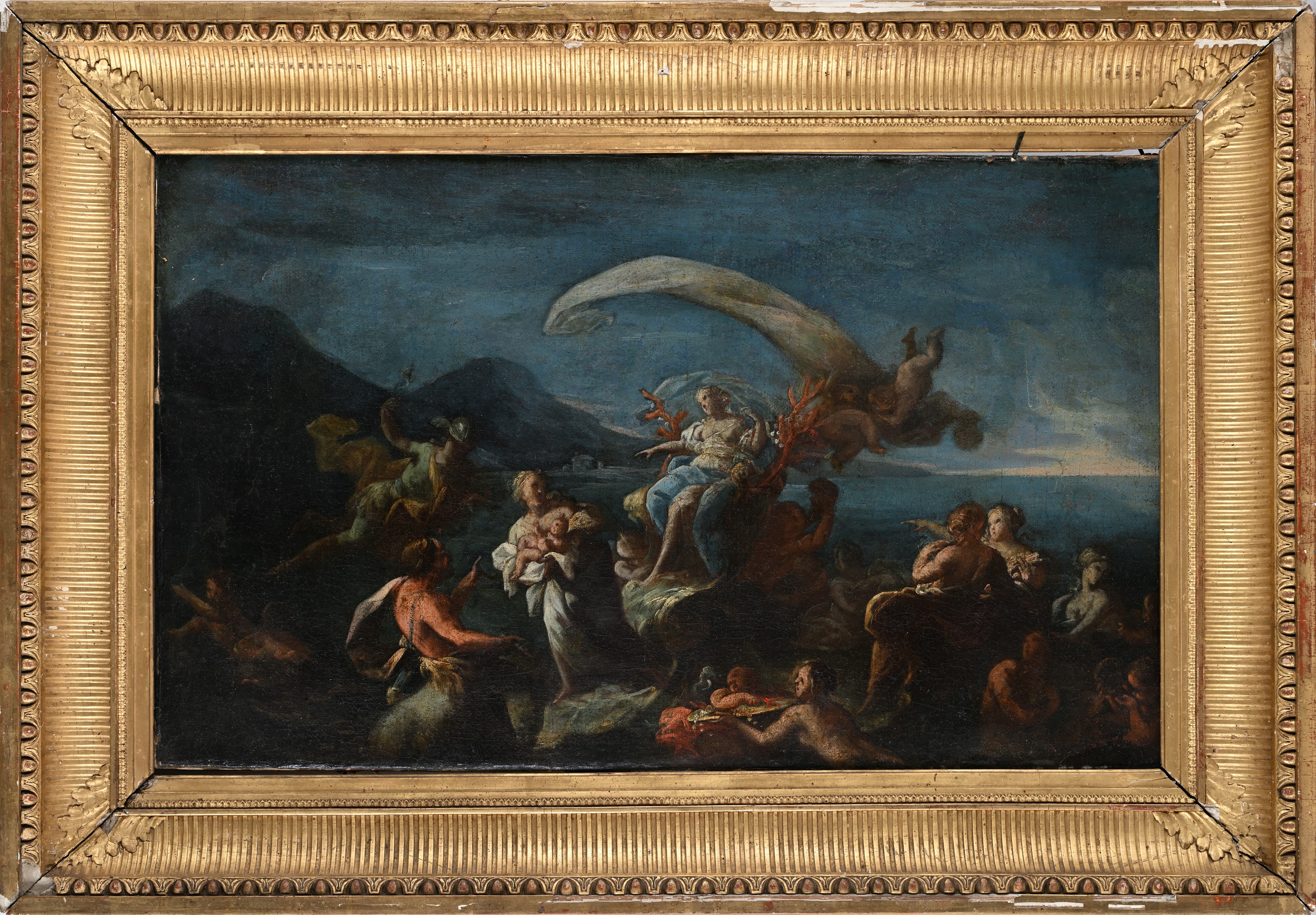 Pittore Napoletano del XVIII Secolo - Carro Dell'aurora