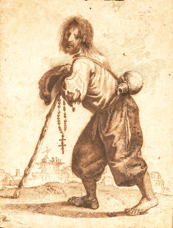 Scuola italiana del XVII secolo - Mendicante
