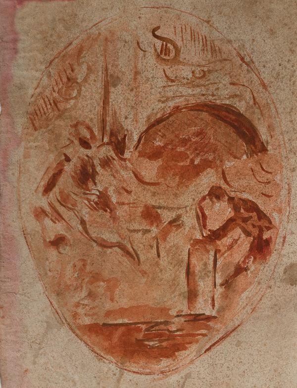 Studio per la fucina di vulcano