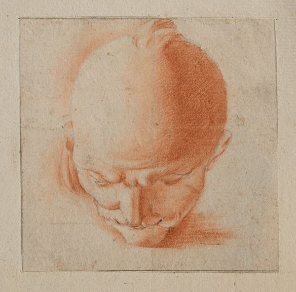 Scuola italiana del XVIII secolo - Testa di soldato