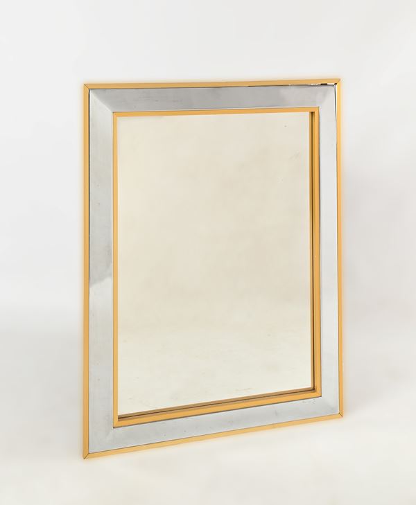 Specchiera in metallo e ottone