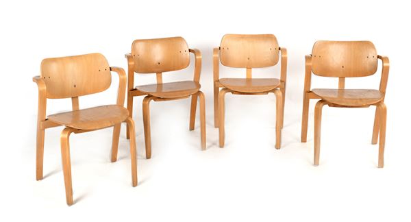 4 Sedie mod. Aslak prod. Artek