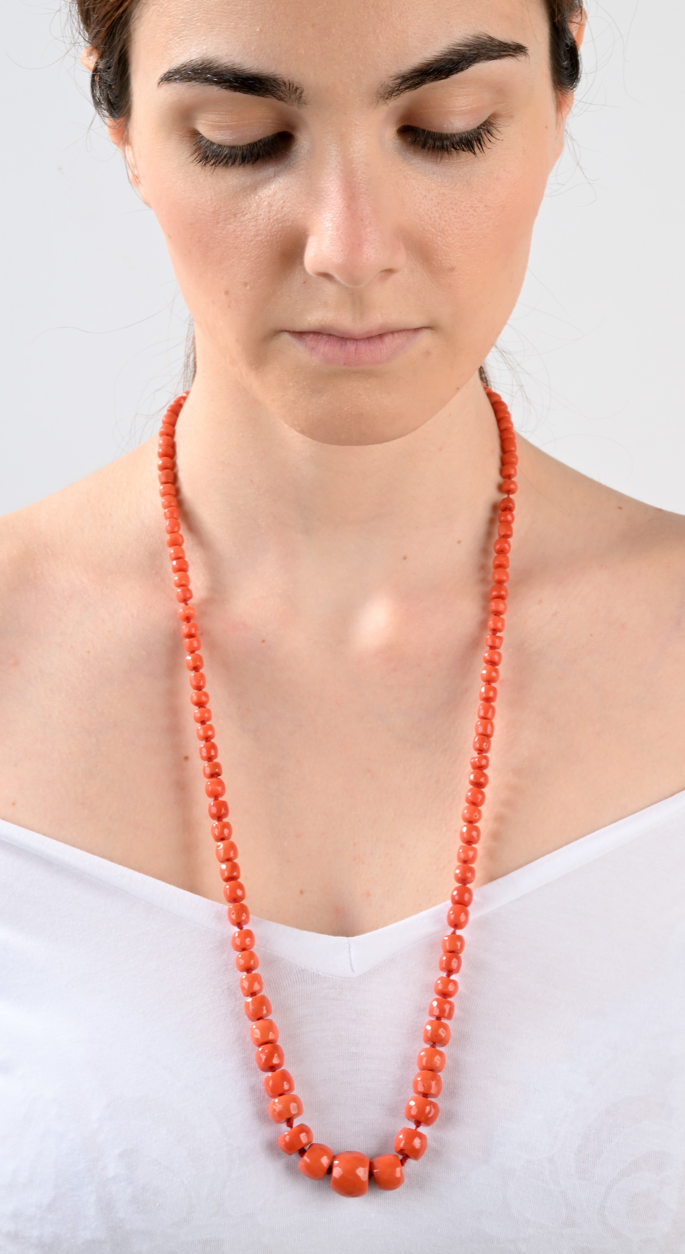 Collana in corallo e oro