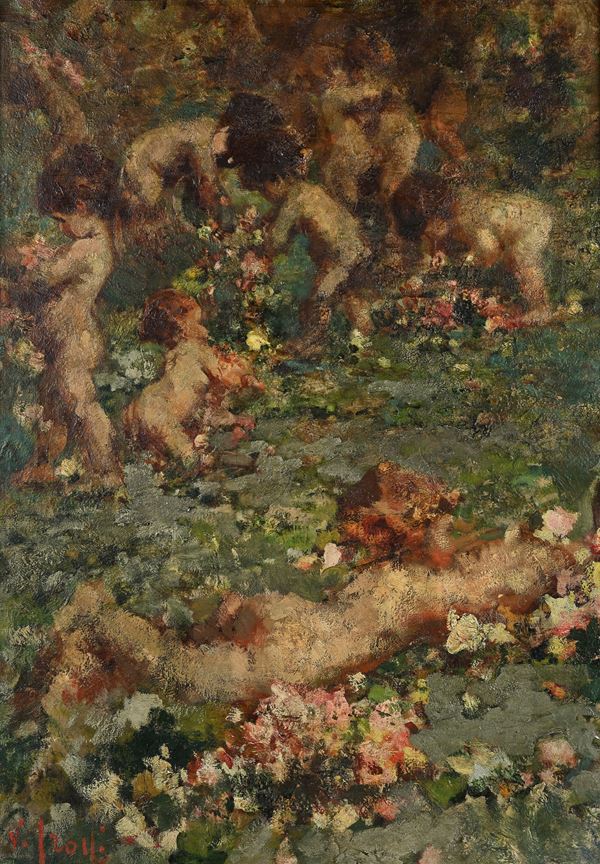 Putti tra i fiori