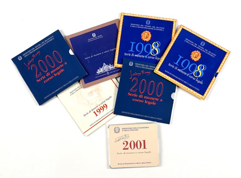Lotto 7 Serie 1997-2001 Repubblica Italiana