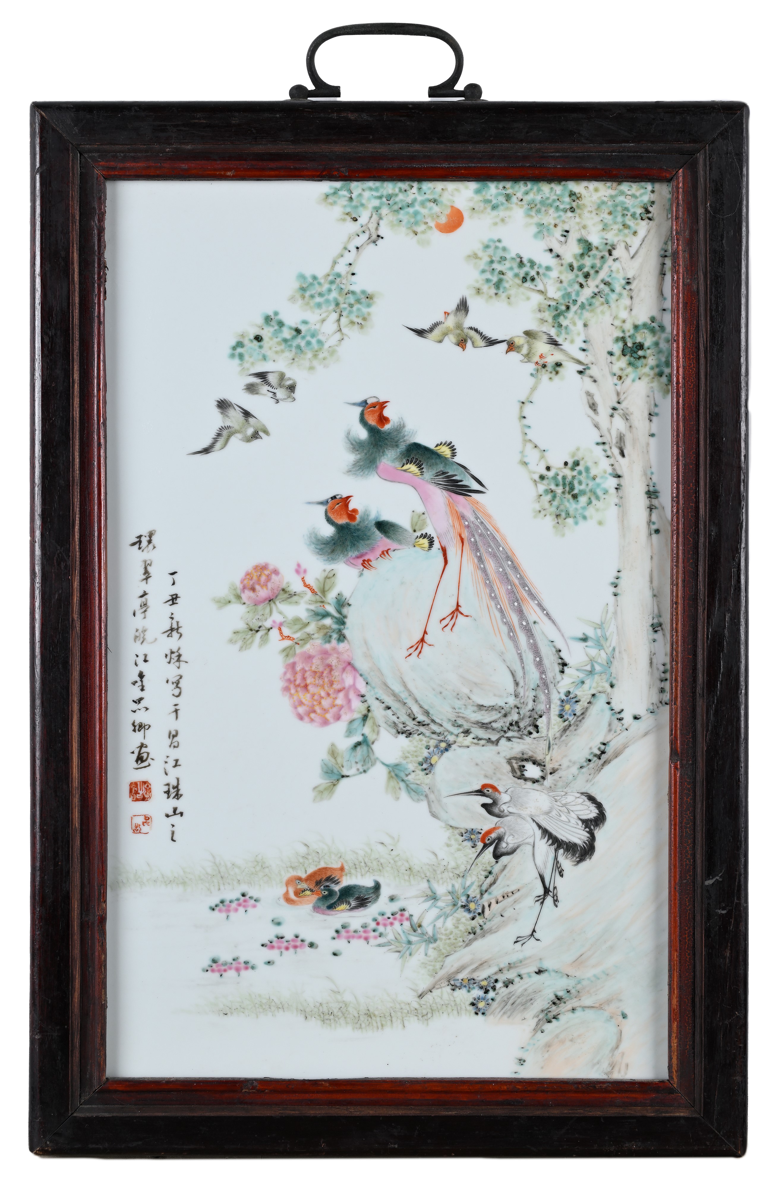 Placca in porcellana, Cina, inizi del XX secolo