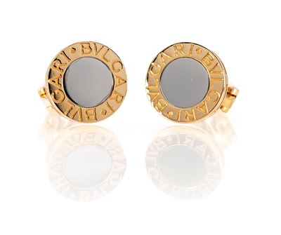 Bulgari, Orecchini in Oro e Acciaio