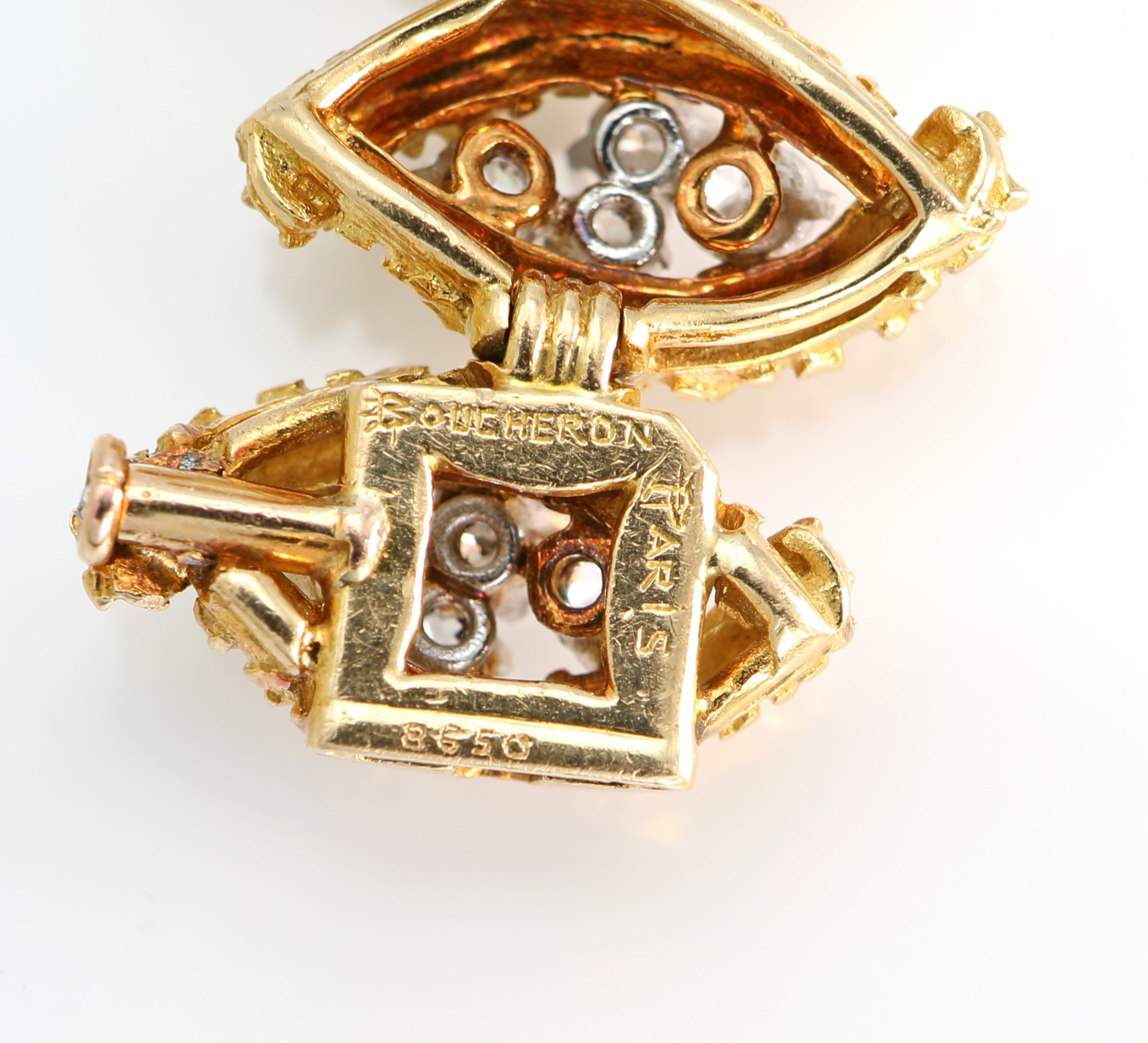 Boucheron, Importante Bracciale in Oro e Brillanti