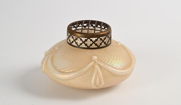 Vaso Pique Fleurs Loetz