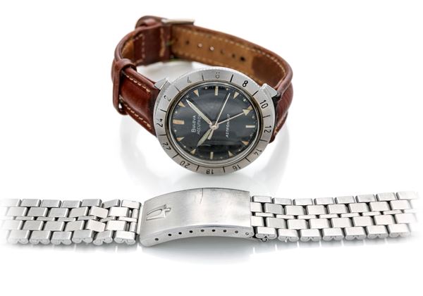 Bulova - Orologio da polso Accutron Astronaut GMTin acciaio