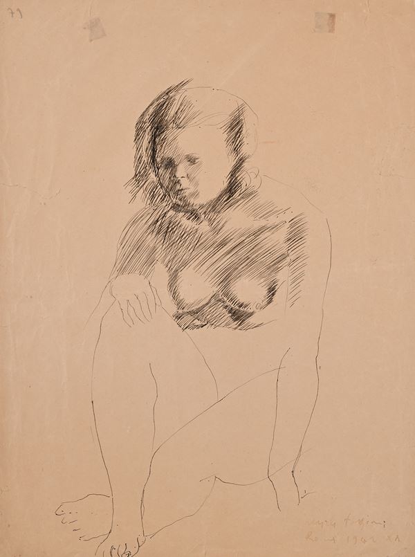 Nudo di donna seduta