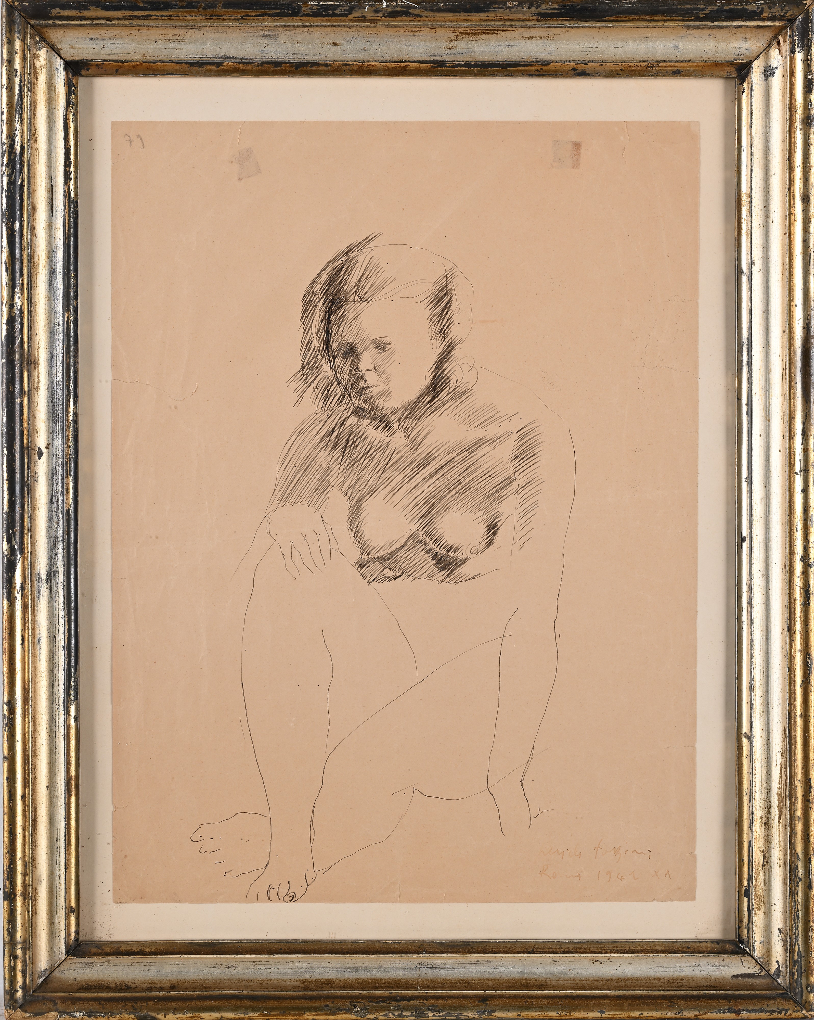 Nudo di donna seduta