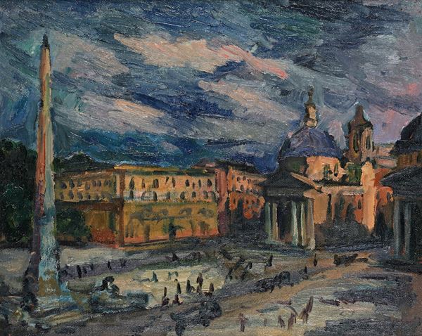 Angelo Savelli - Piazza del popolo