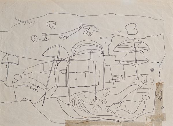 Enrico Paulucci - Barche e case sulla spiaggia