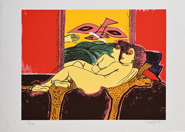 Guillaume Corneille - Nude distese alla finestra