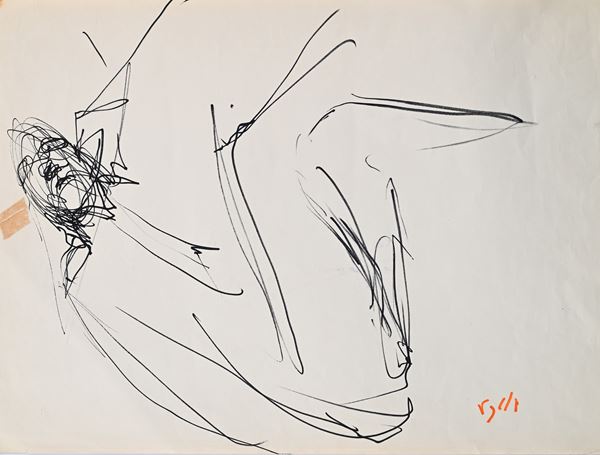 Antonio Vangelli - Figura seduta