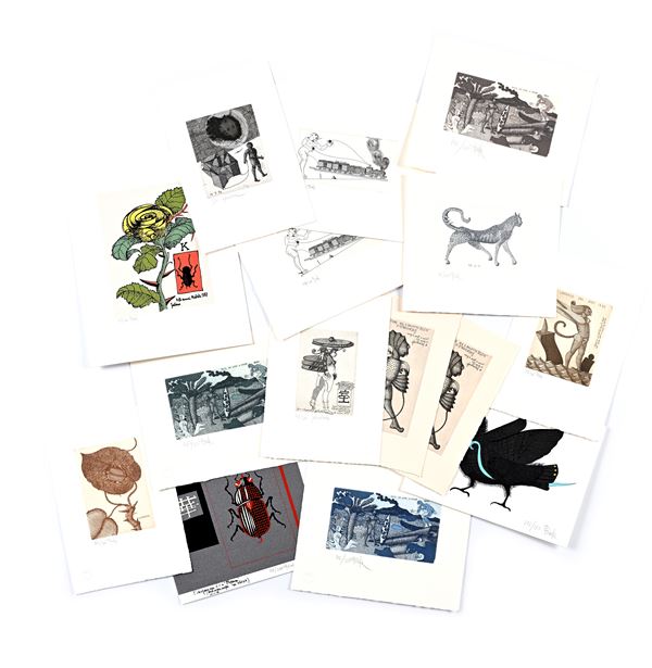 Gaetano Pompa - Lotto di 14 incisioni di Gaetano Pompa