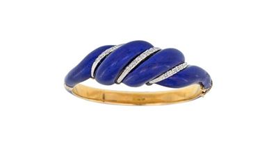 Bracciale in Oro Giallo Smaltato