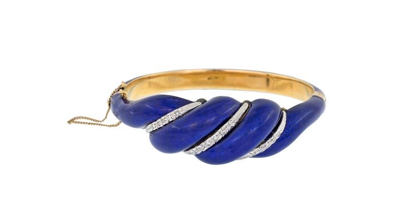 Bracciale in Oro Giallo Smaltato