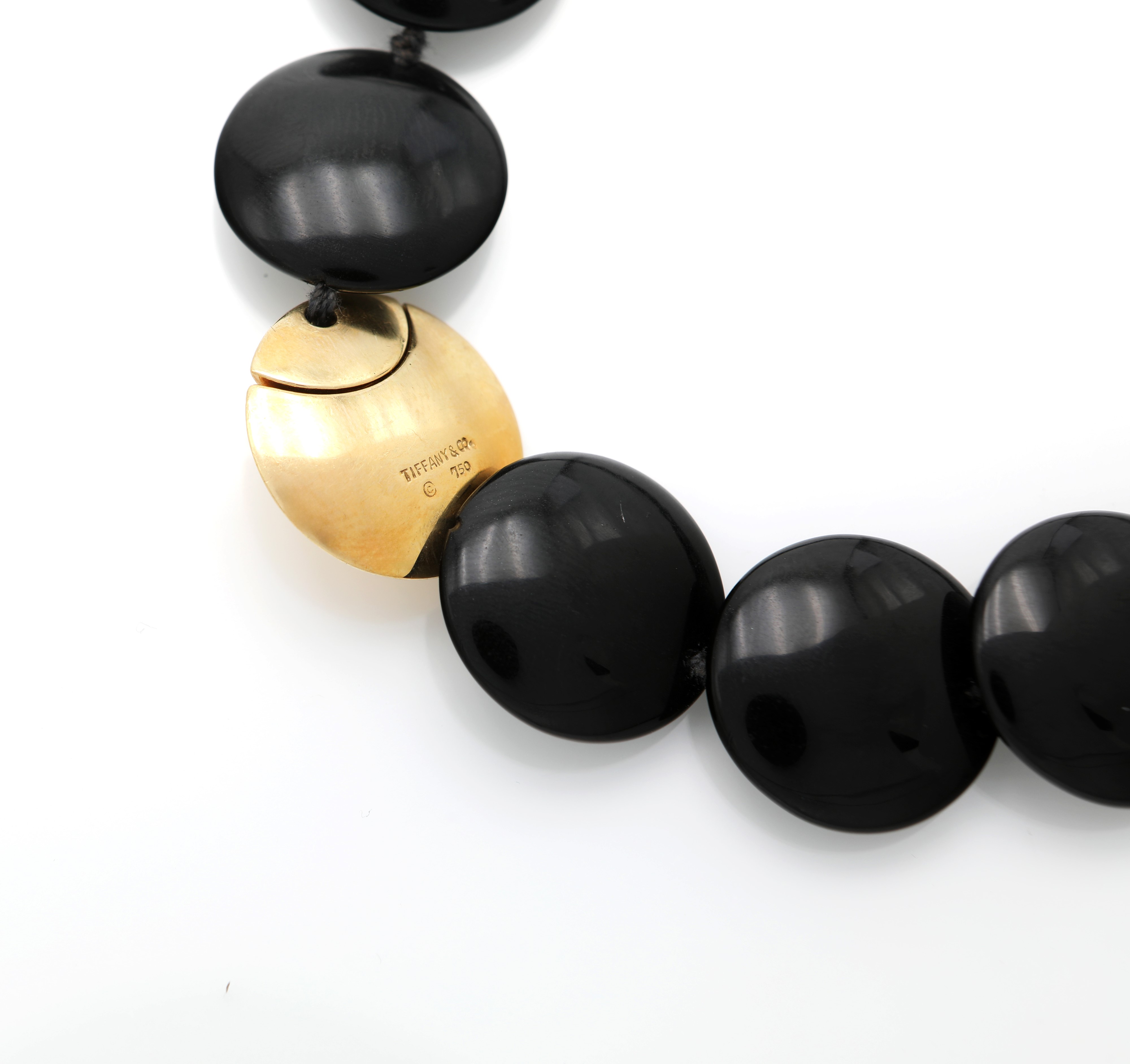 Tiffany, Collana in Oro e Onici