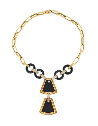Collana in Oro Giallo con Maglie a Catena