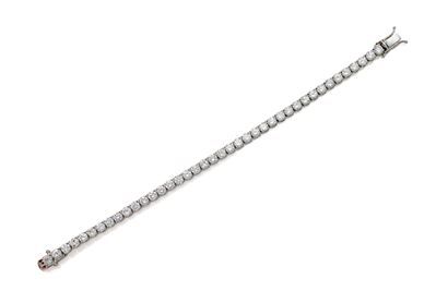 Bracciale Tennis in Oro e Brillanti