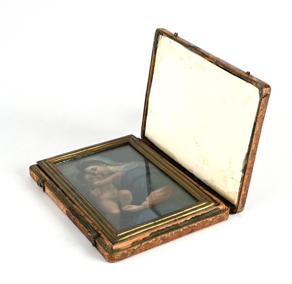 Dittico portatile con Madonna col Bambino