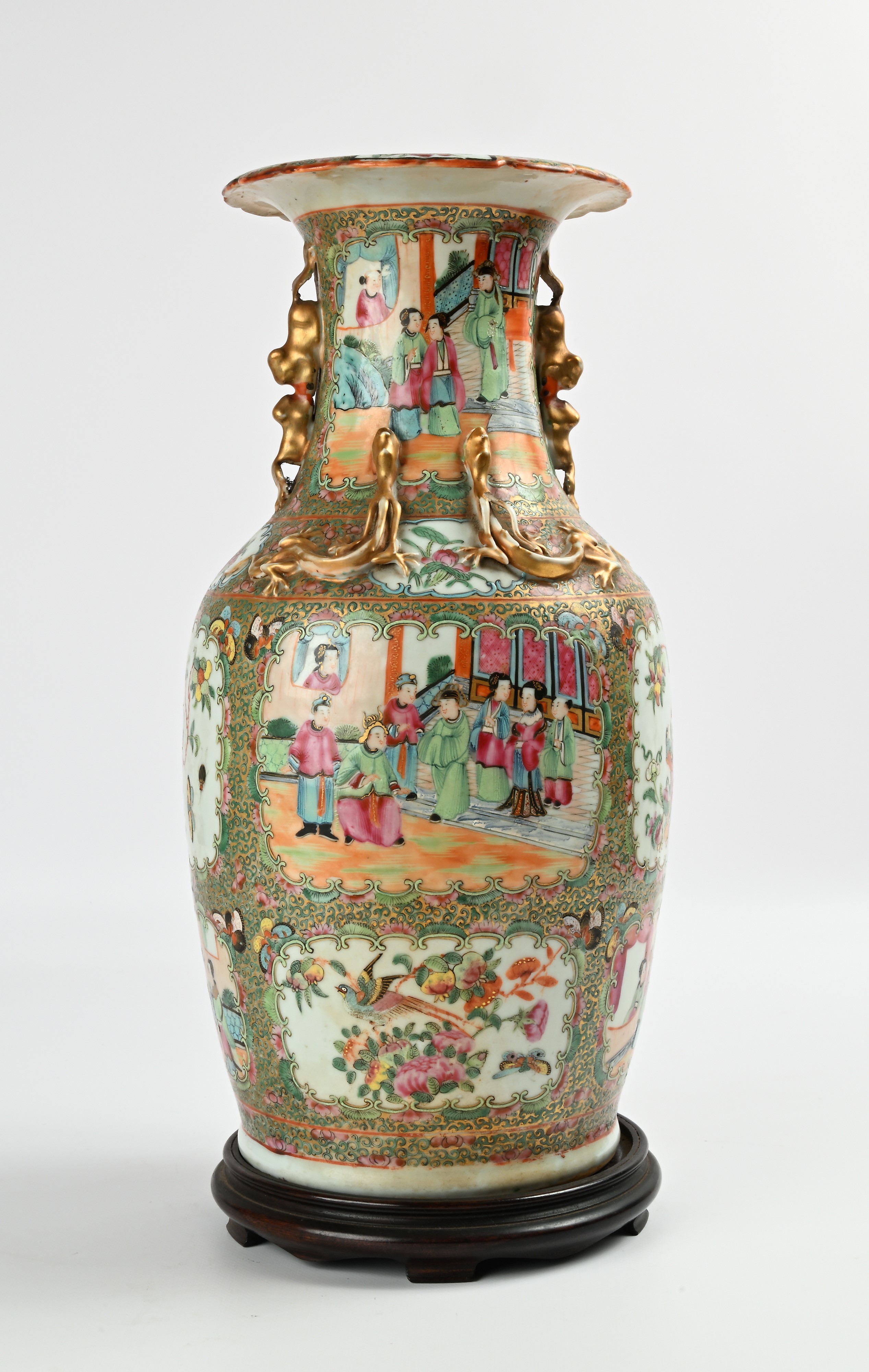 Vaso in porcellana Famiglia Rosa, Canton, XIX secolo