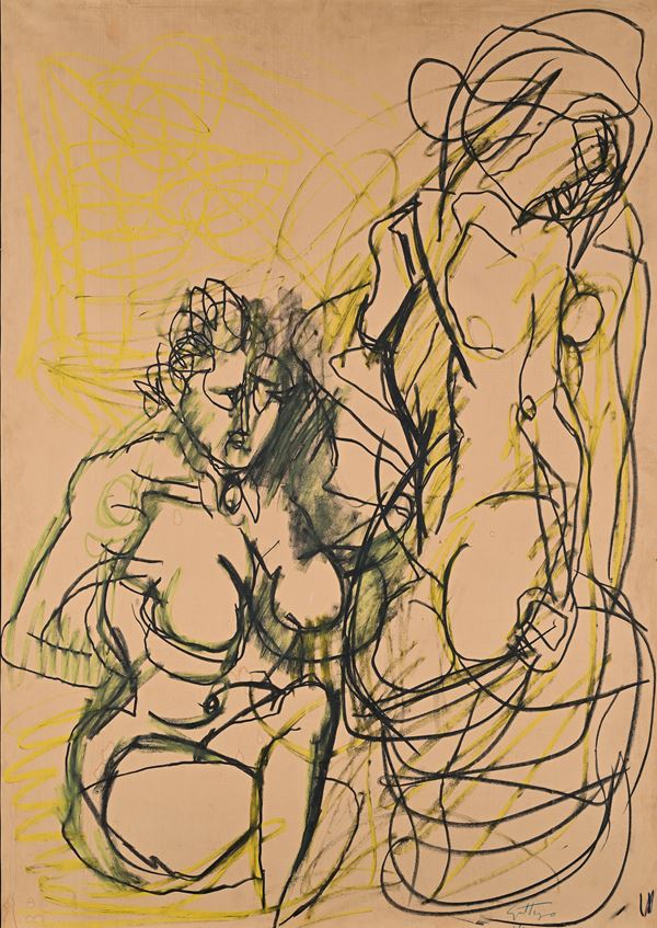 Renato Guttuso - Due nudi di donna