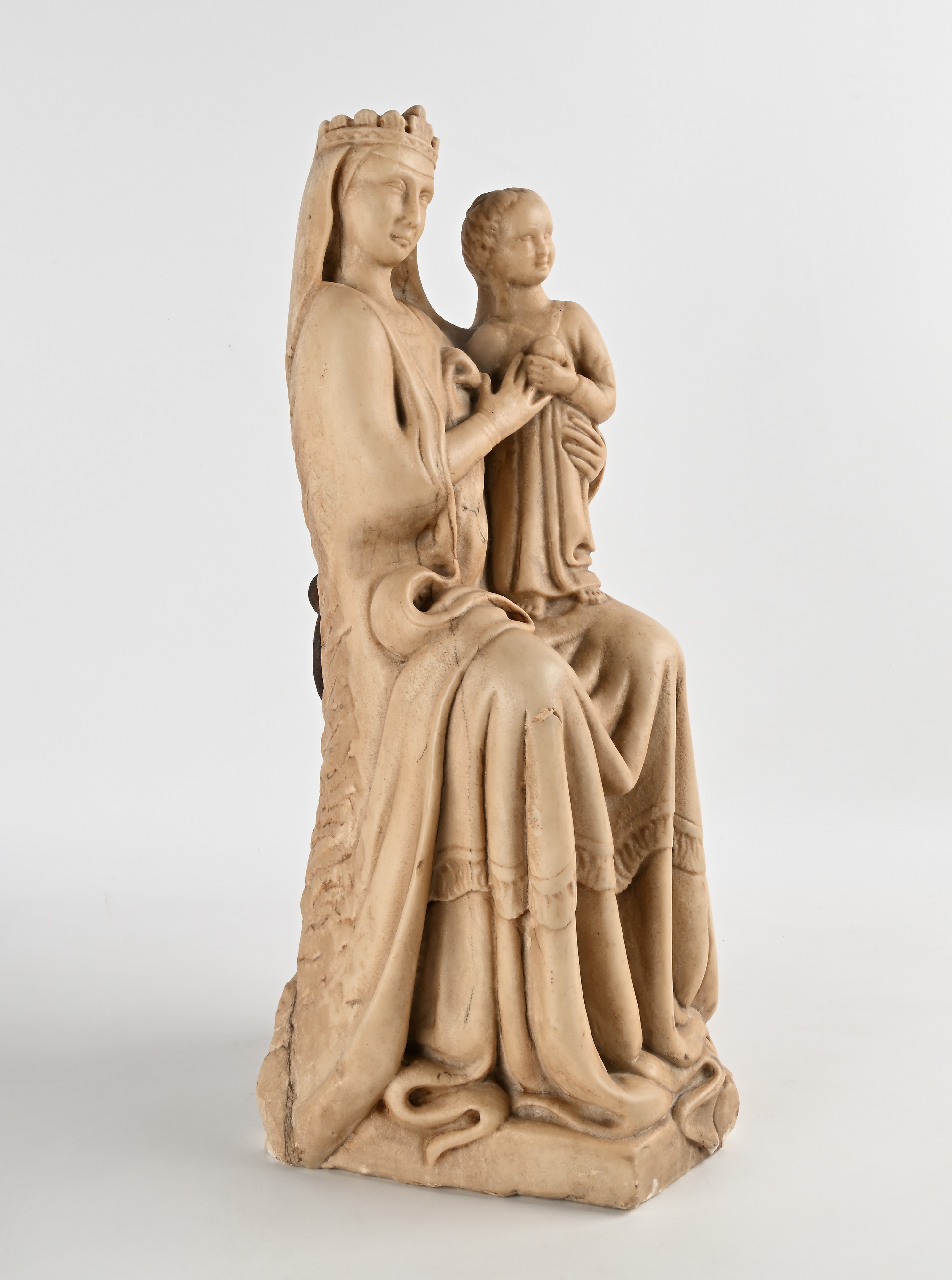 Alceo Dossena - Madonna in Trono Col Bambino