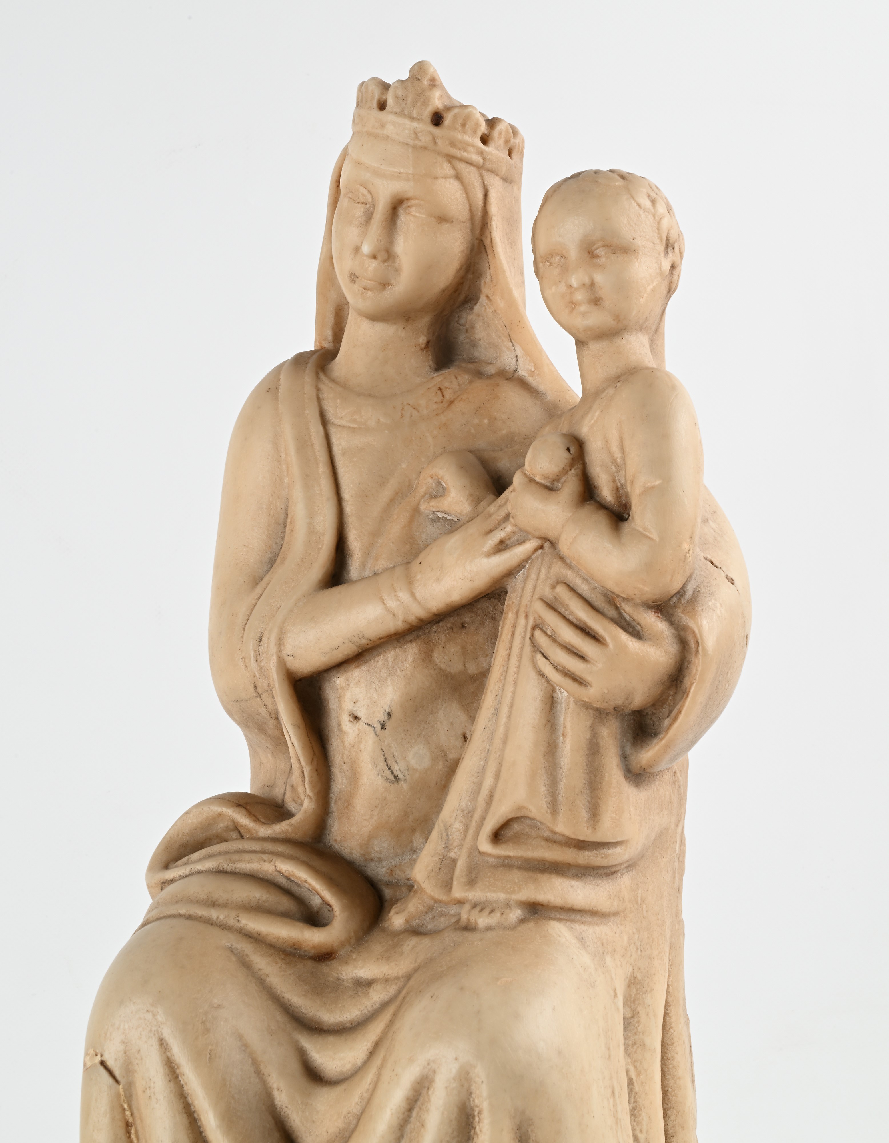 Alceo Dossena - Madonna in Trono Col Bambino