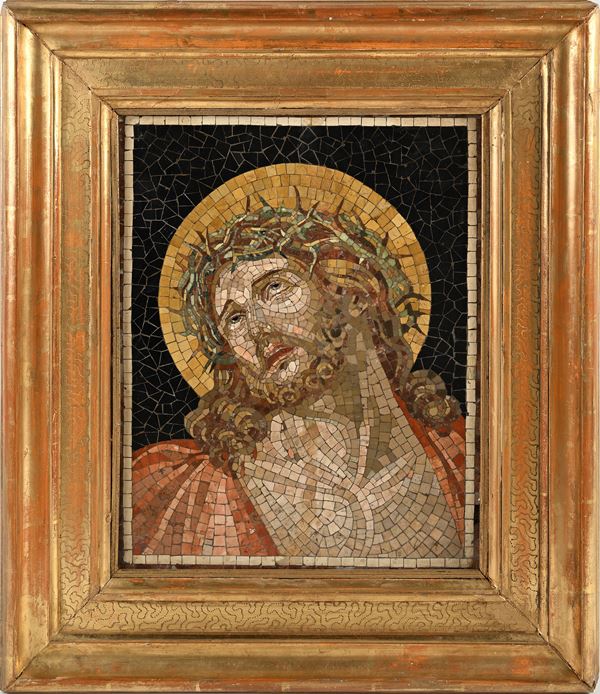 Testa di Cristo coronato di spine, da Guido Reni