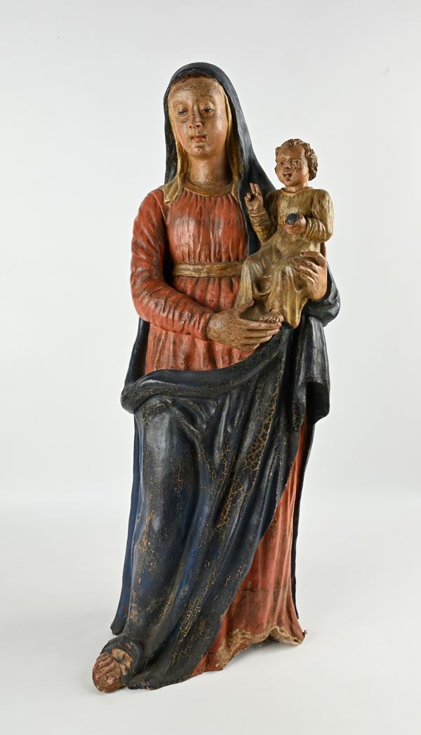 Madonna col Bambino benedicente, Toscana, XVI secolo