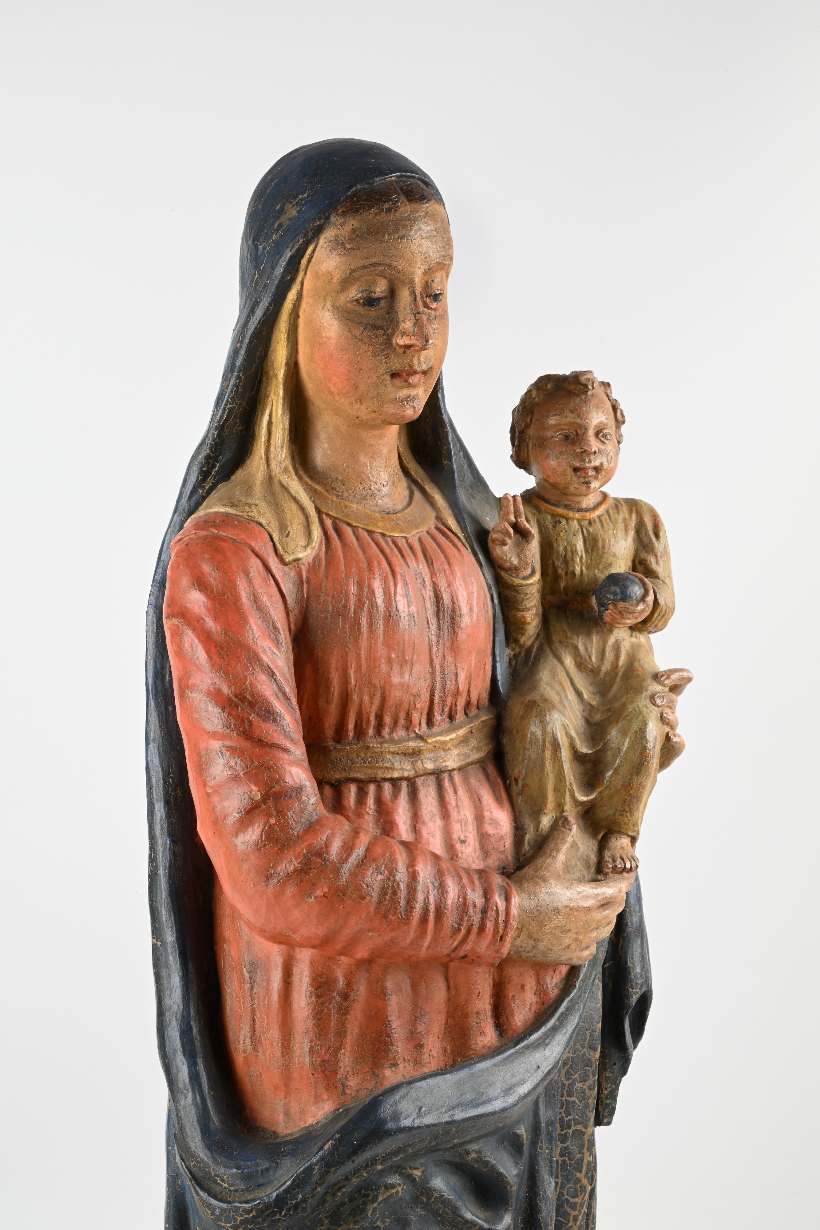 Madonna Col Bambino Benedicente, Toscana, XVI Secolo