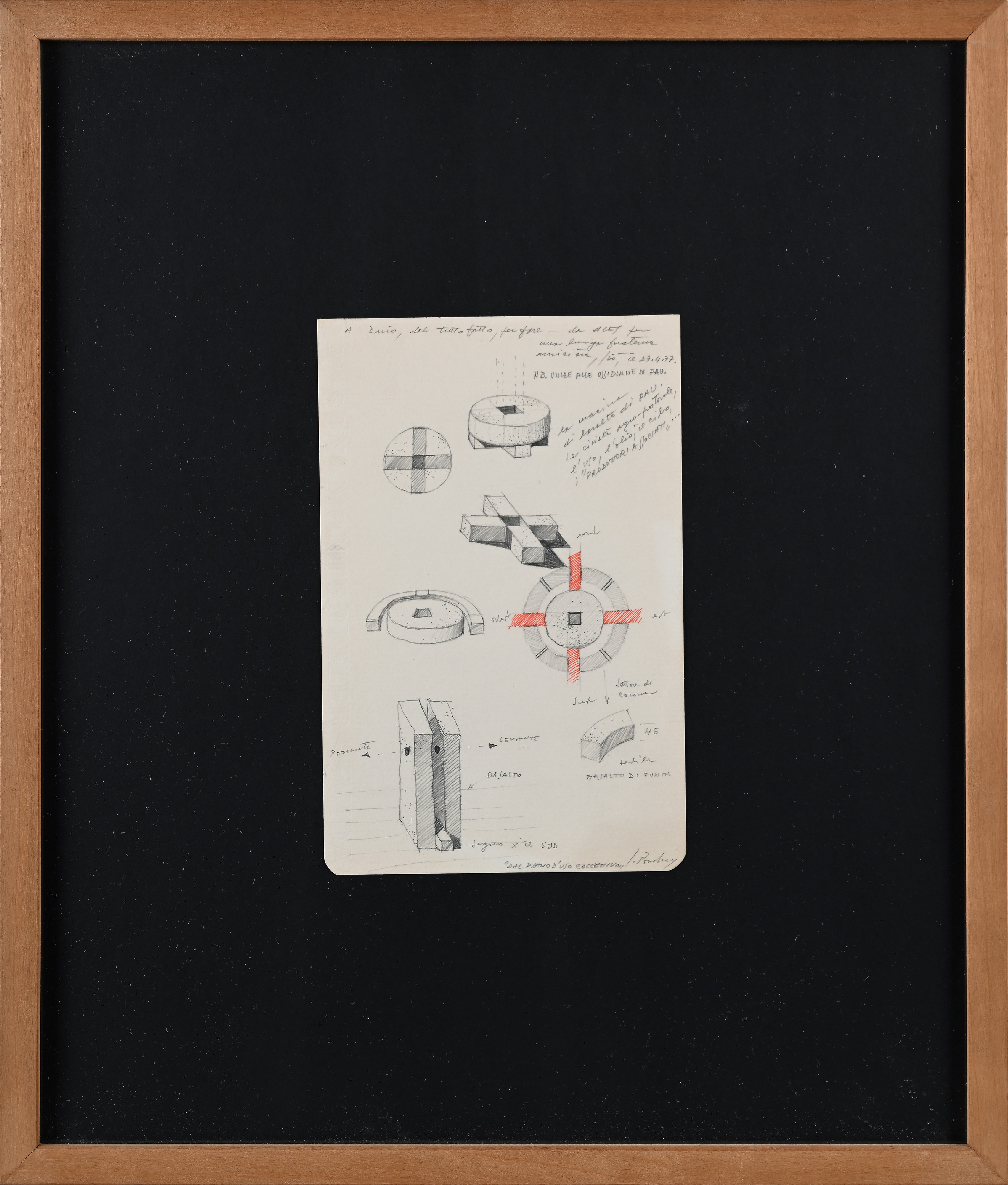 Progetto per il "Piano d'uso collettivo. A. Gramsci 1977".