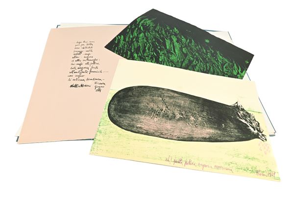 Mattia Moreni - Sei litografie di Mattia Moreni 