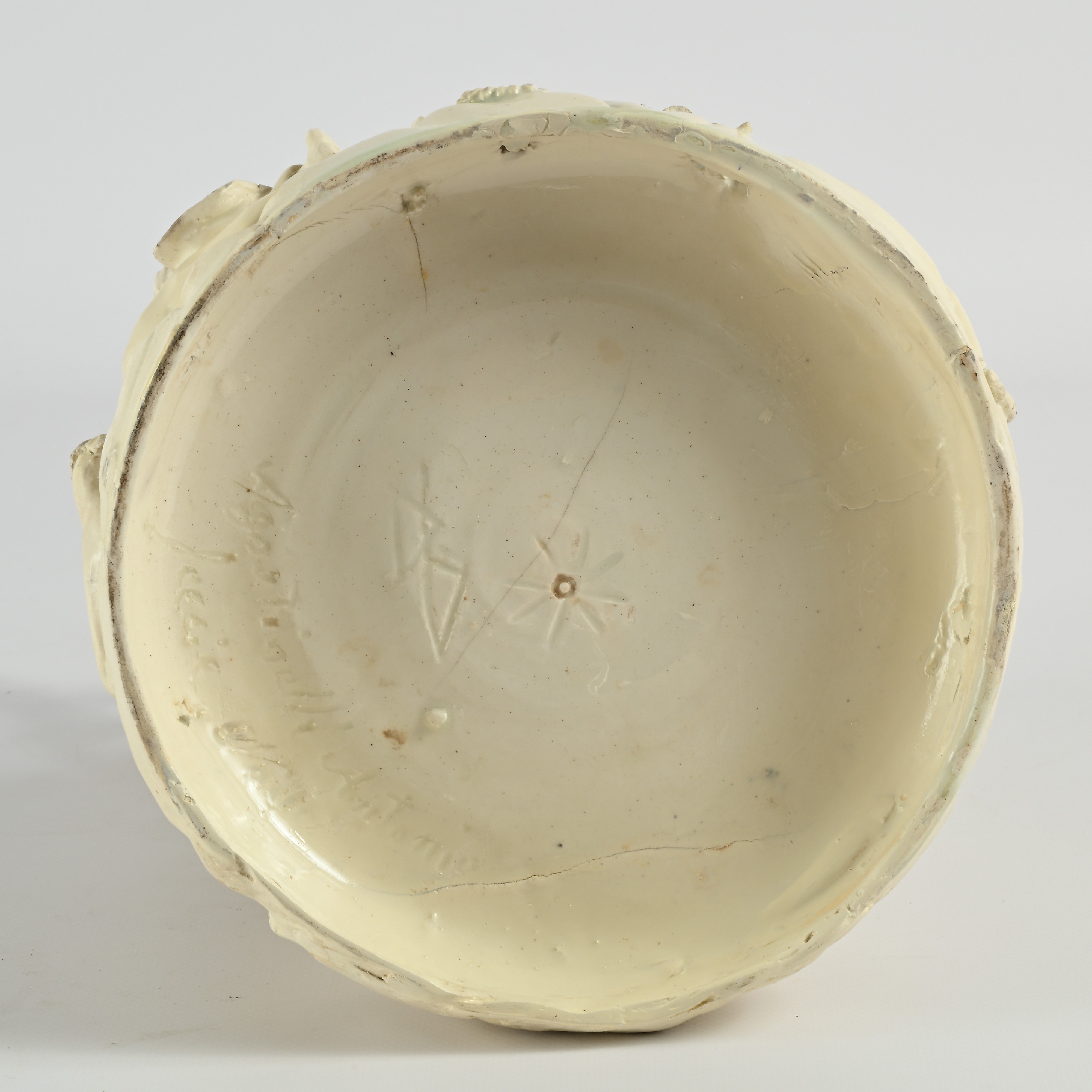 Gruppo in maiolica bianca, manifattura di Antonio Agostinelli, Nove di Bassano, XIX secolo