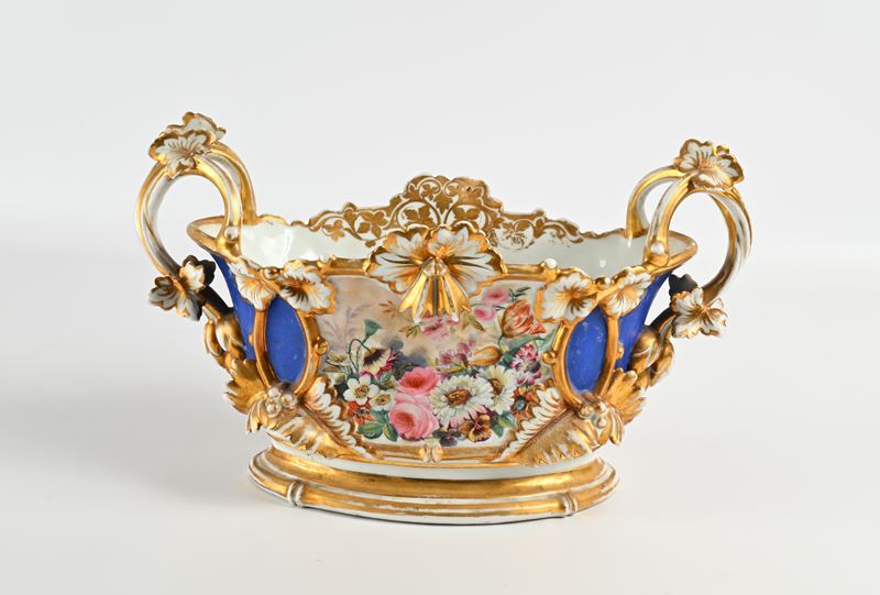 Centrotavola in porcellana, Vecchia Parigi, XIX secolo