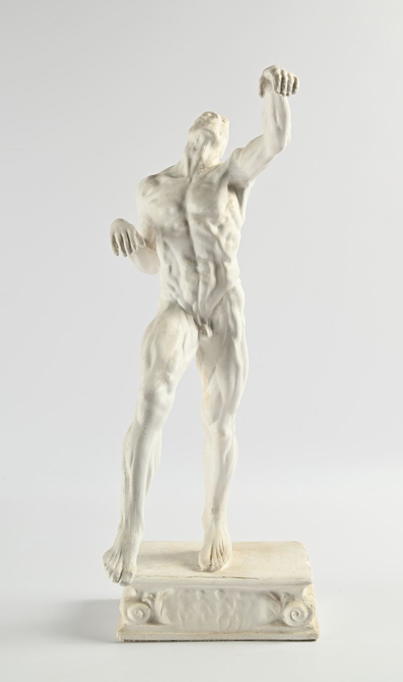 Studio anatomico in gesso, Italia, fine del XIX/inizi del XX secolo