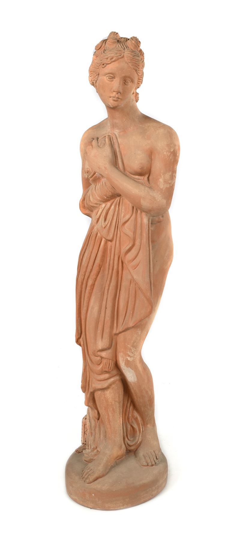 Antonio Canova, Scultura da giardino raffigurante Venere italica, terracotta, XX secolo