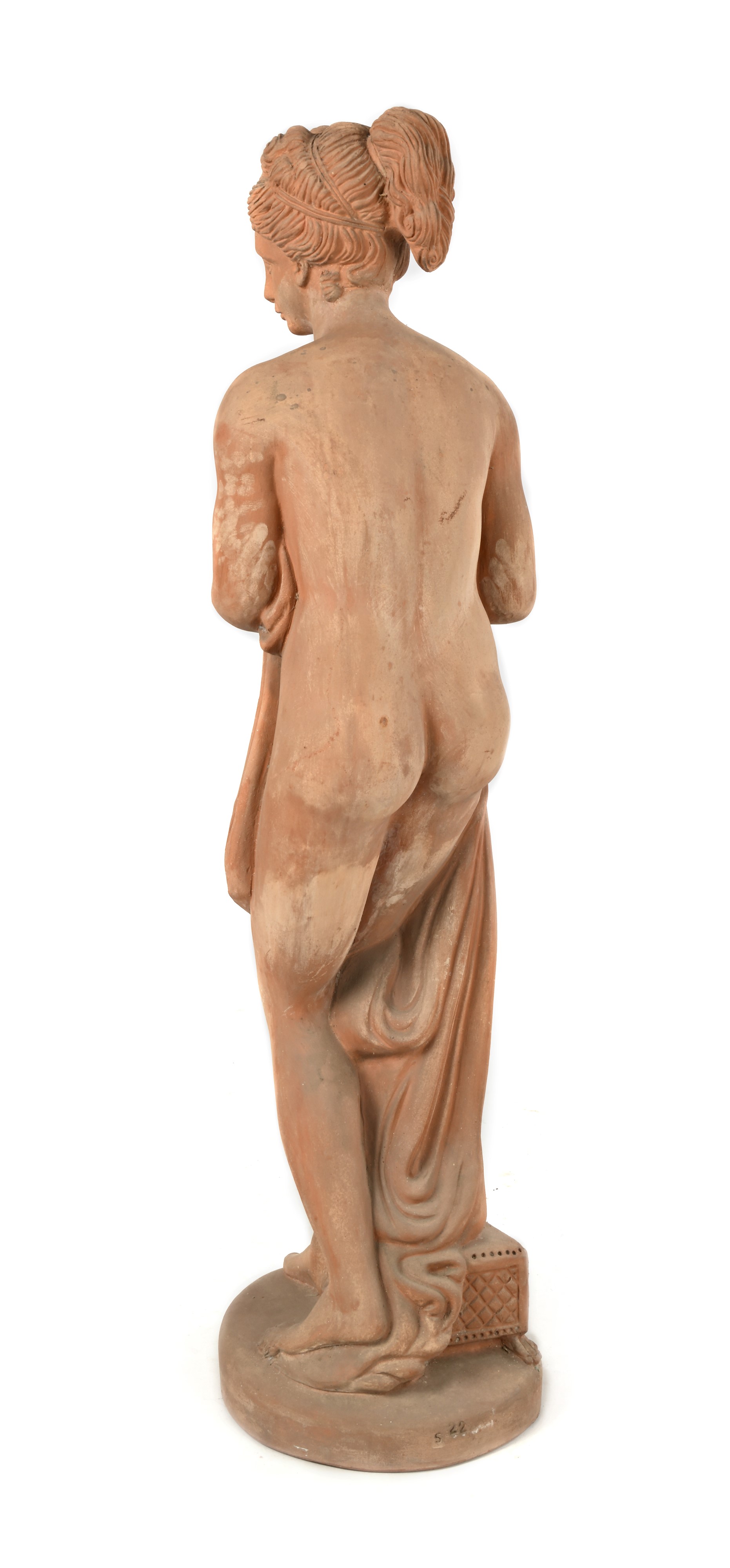 Antonio Canova, Scultura da giardino raffigurante Venere italica, terracotta, XX secolo