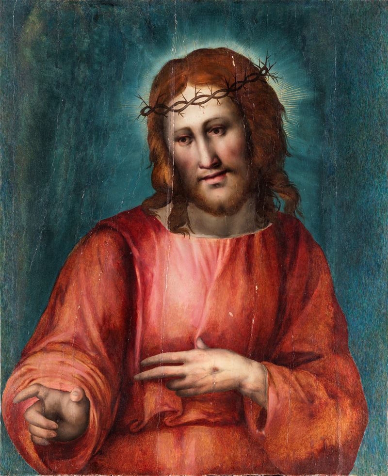 Cristo risorto mostra le sue piaghe