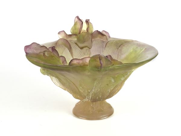 Vaso modello Iris produzione DAUM